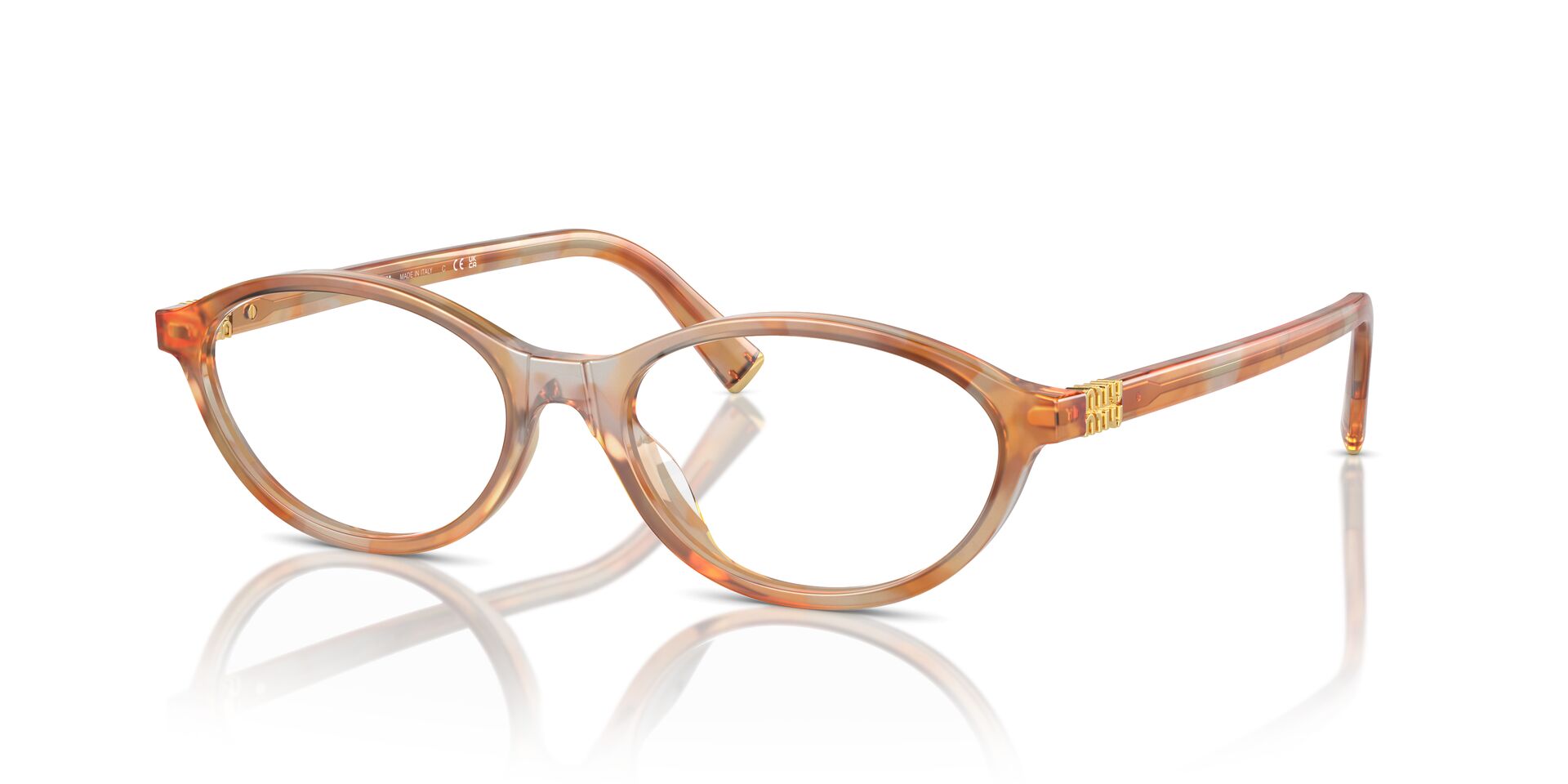 Miu Miu VMU09X Oval Glasses Maverick & Wolf