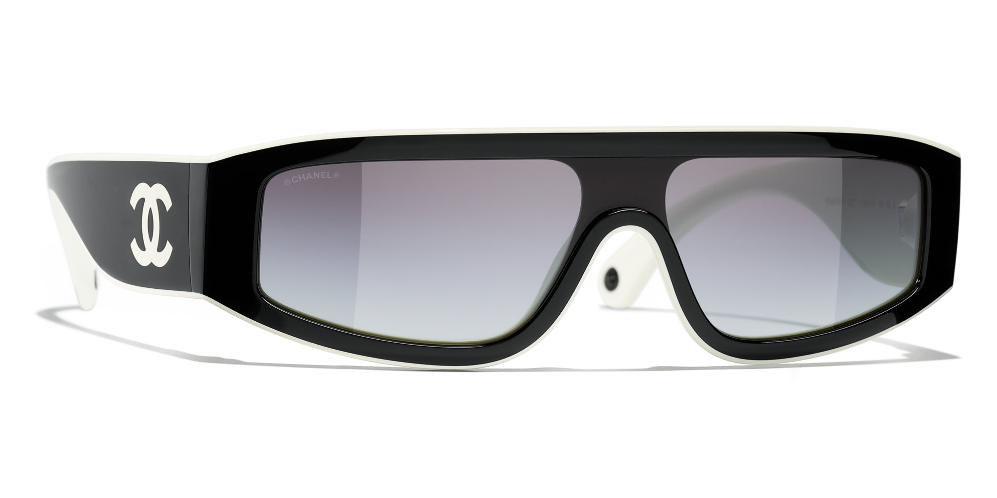 CHANEL 6057 Shield Sunglasses Maverick Wolf