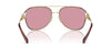 Miu Miu SMU52Z Pale Gold/Dark Pink Internal Silver Mirror #colour_pale-gold-dark-pink-internal-silver-mirror