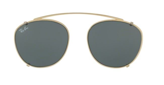 Ray-Ban Clip-On RB6355C Gold-Green #colour_gold-green