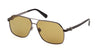 Moncler Icepol ML 0264 Shiny Gunmetal/Brown Polarised #colour_shiny-gunmetal-brown-polarised