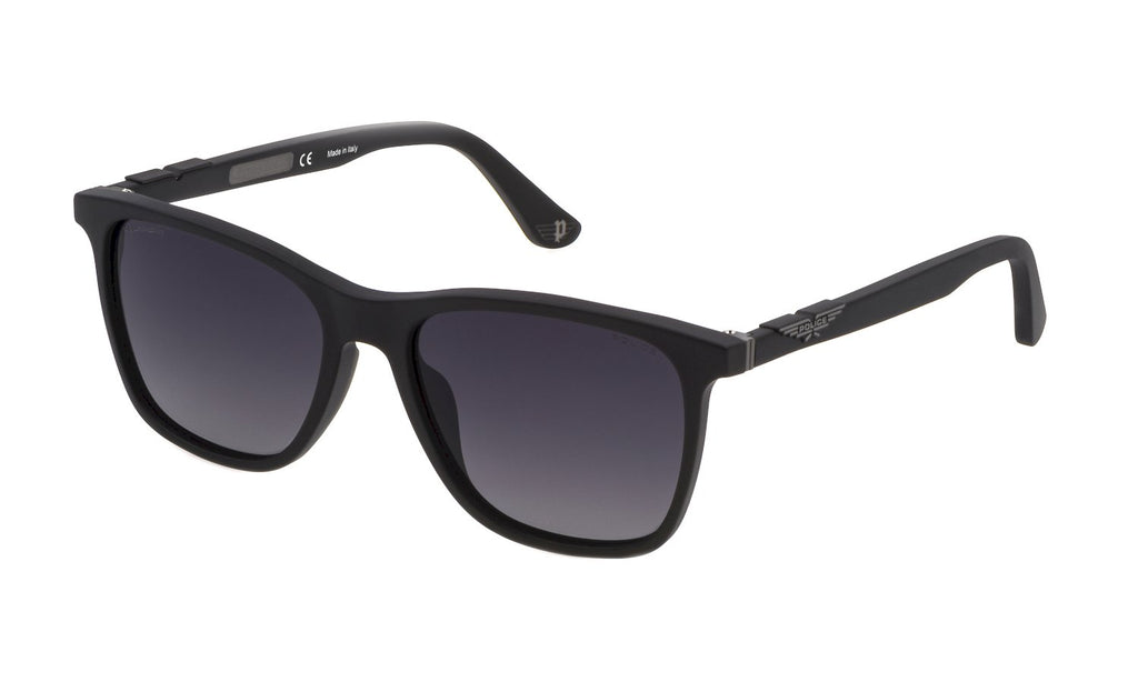 Police Origins 1 SPL872V Matte Black/Polarised Grey Gradient #colour_matte-black-polarised-grey-gradient