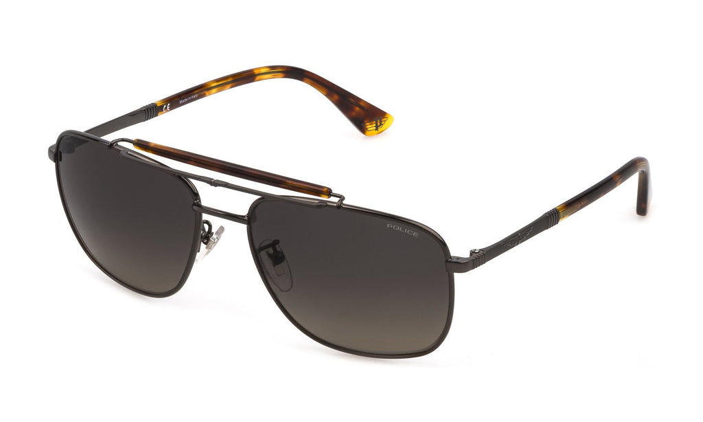 Police Origins 44 SPLD43 Shiny Gunmetal/Grey Gradient #colour_shiny-gunmetal-grey-gradient