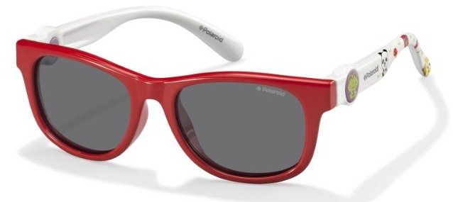 Polaroid Junior PLD8011/S Red/Grey #colour_red-grey