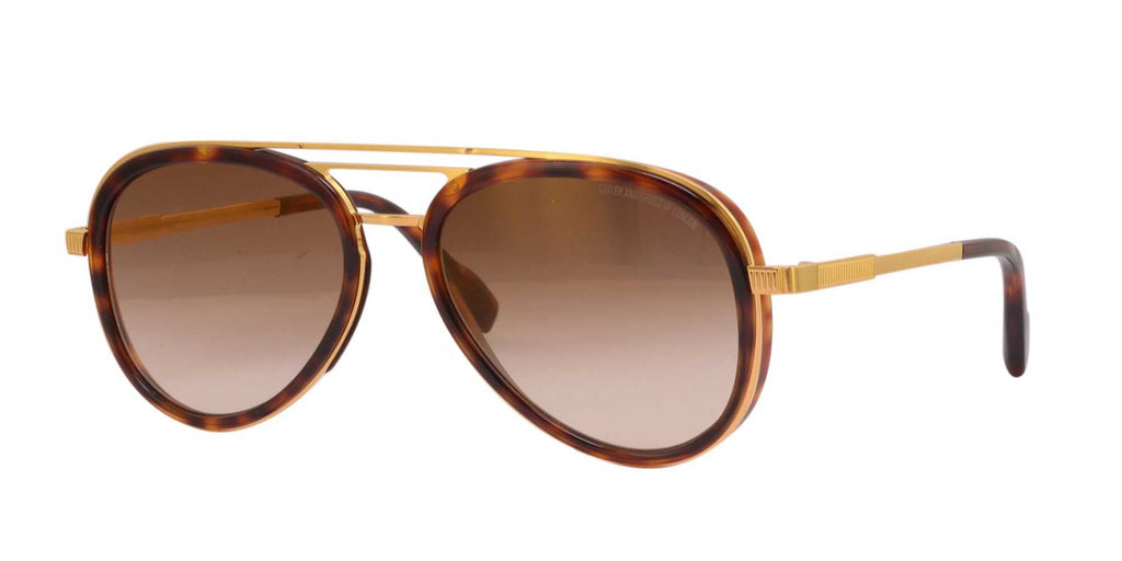 Cutler and Gross 1323 Gold/Brown #colour_gold-brown