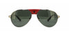 Cartier Santos de Cartier CT0034S Gunmetal/Green Polarised #colour_gunmetal-green-polarised