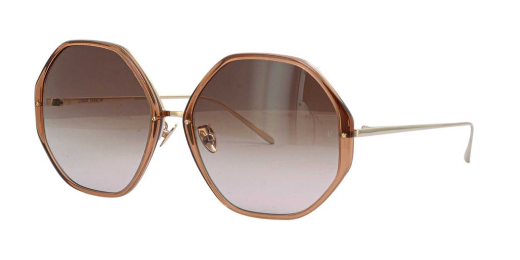 Linda Farrow ALONA LFL901 SUN Brown/Brown Gradient #colour_brown-brown-gradient