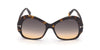 Tom Ford ZELDA TF874 Dark Tortoise/Grey Gradient #colour_dark-tortoise-grey-gradient