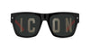 DSQUARED2 Icon 0004/S Black-Orange/Grey #colour_black-orange-grey