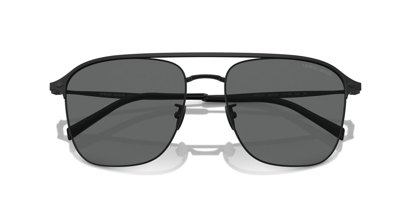 Giorgio Armani AR6154 Matte Black/Dark Grey #colour_matte-black-dark-grey