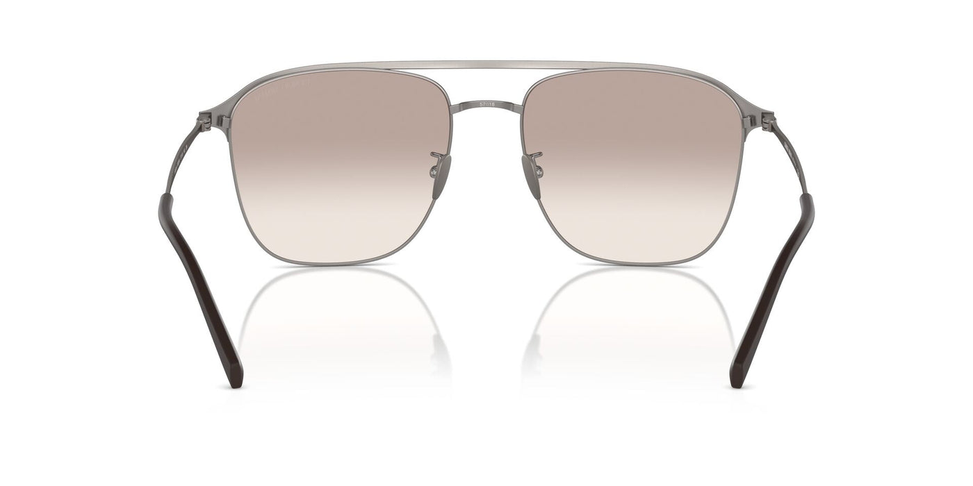 Giorgio Armani AR6154 Matte Gunmetal/Brown Silver Mirror Gradient #colour_matte-gunmetal-brown-silver-mirror-gradient