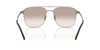 Giorgio Armani AR6154 Matte Gunmetal/Brown Silver Mirror Gradient #colour_matte-gunmetal-brown-silver-mirror-gradient