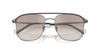 Giorgio Armani AR6154 Matte Gunmetal/Brown Silver Mirror Gradient #colour_matte-gunmetal-brown-silver-mirror-gradient