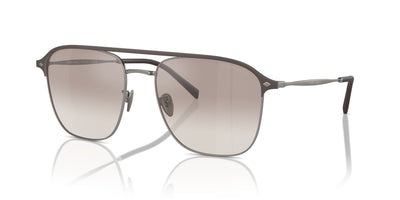 Giorgio Armani AR6154 Matte Gunmetal/Brown Silver Mirror Gradient #colour_matte-gunmetal-brown-silver-mirror-gradient