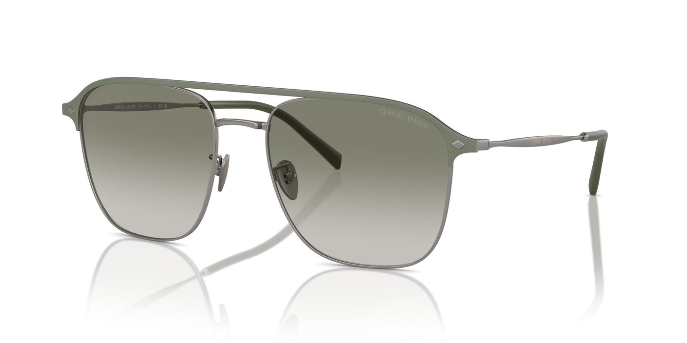 Giorgio Armani AR6154 Matte Gunmetal/Green Gradient #colour_matte-gunmetal-green-gradient