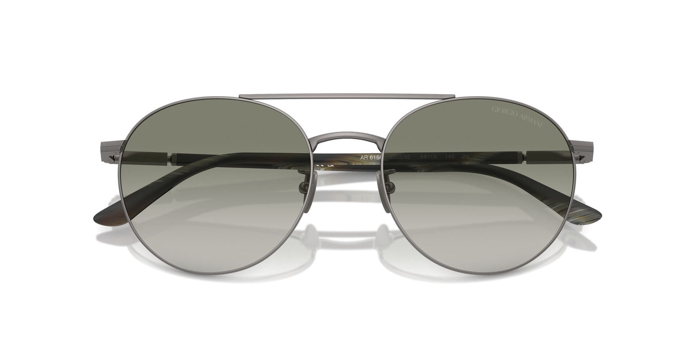 Giorgio Armani AR6156 Matte Gunmetal/Green Gradient #colour_matte-gunmetal-green-gradient