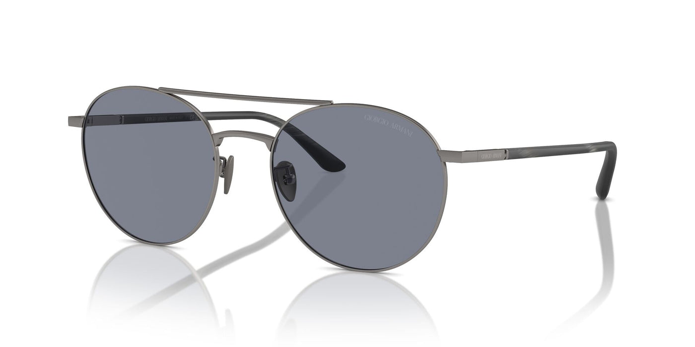 Giorgio Armani AR6156 Matte Gunmetal/Blue #colour_matte-gunmetal-blue