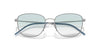 Giorgio Armani AR6168 Matte Gunmetal/Clear Light Blue Gradient #colour_matte-gunmetal-clear-light-blue-gradient