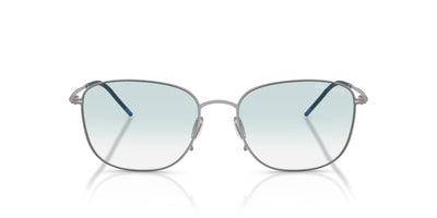 Giorgio Armani AR6168 Matte Gunmetal/Clear Light Blue Gradient #colour_matte-gunmetal-clear-light-blue-gradient