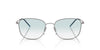 Giorgio Armani AR6168 Matte Gunmetal/Clear Light Blue Gradient #colour_matte-gunmetal-clear-light-blue-gradient