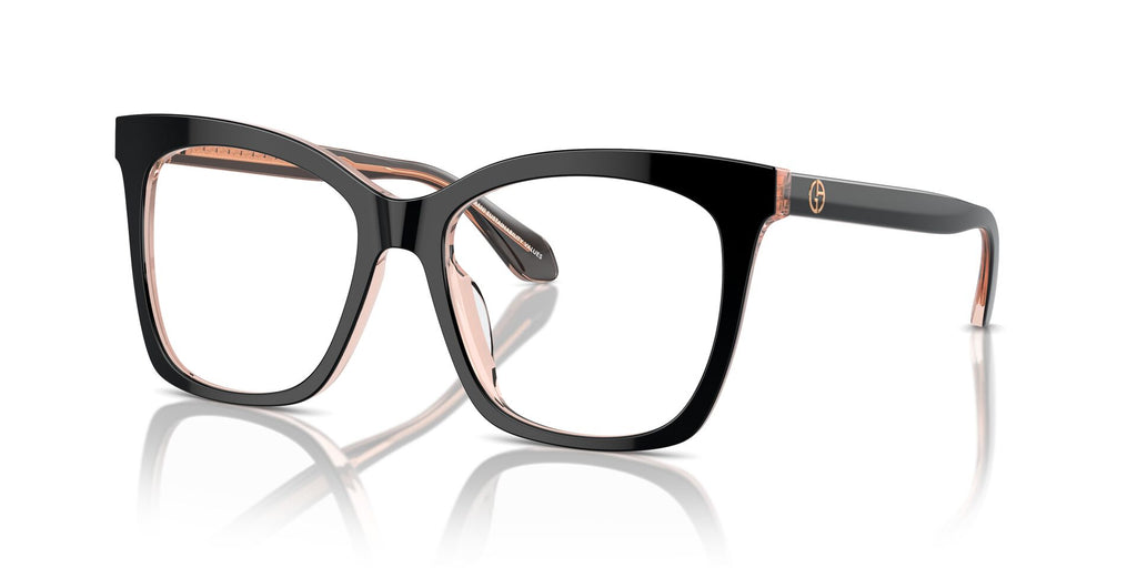 Giorgio Armani AR7254U Top Black-Transparent Pink #colour_top-black-transparent-pink