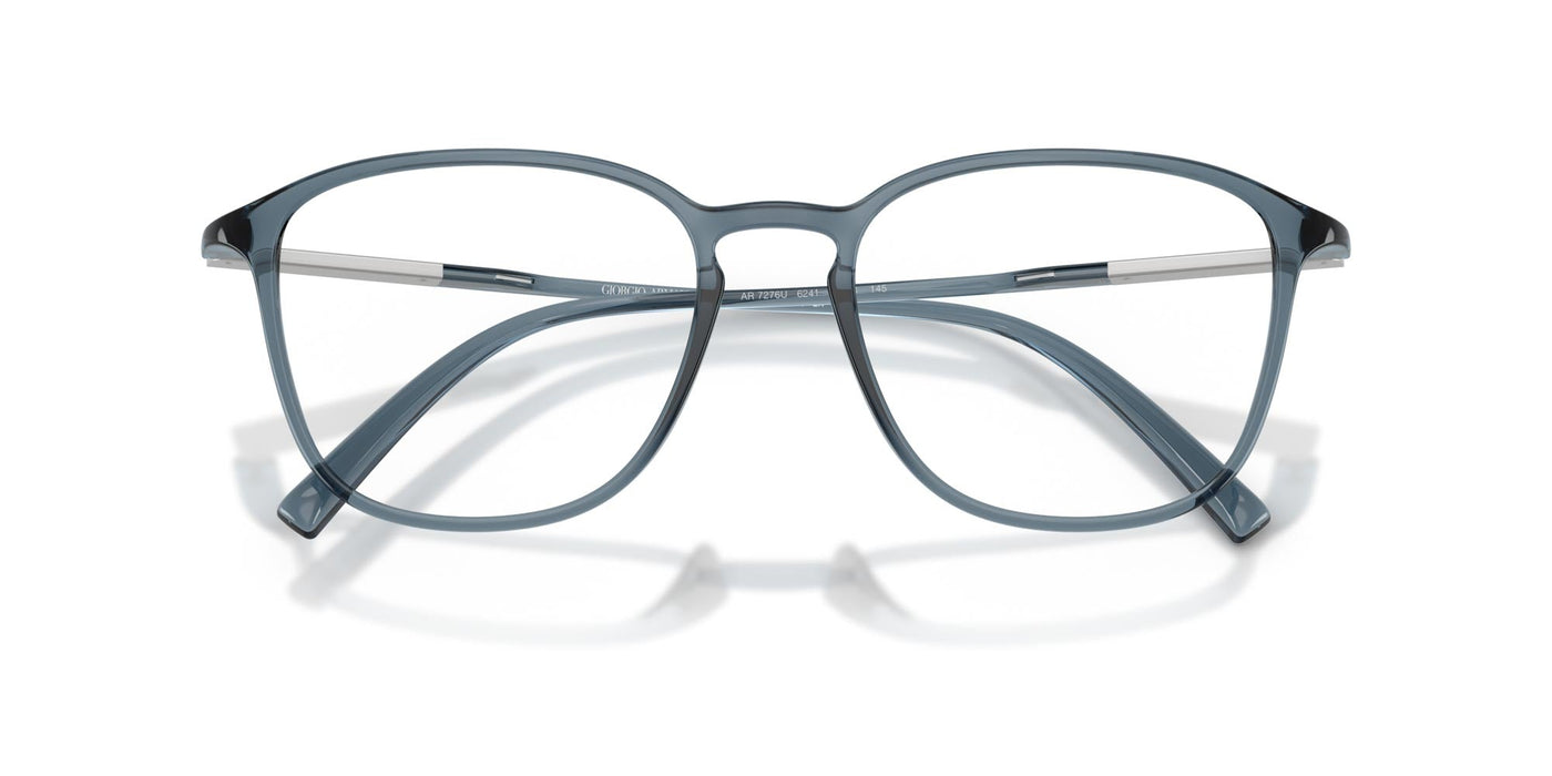 Giorgio Armani AR7276U Transparent Blue #colour_transparent-blue