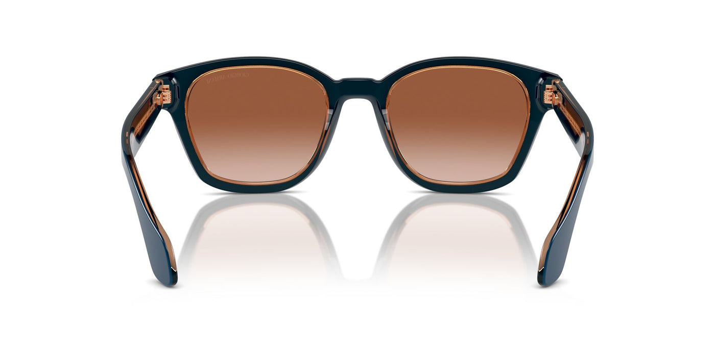 Giorgio Armani AR8207 Top Blue/Transparent Brown/Brown Gradient #colour_top-blue-transparent-brown-brown-gradient