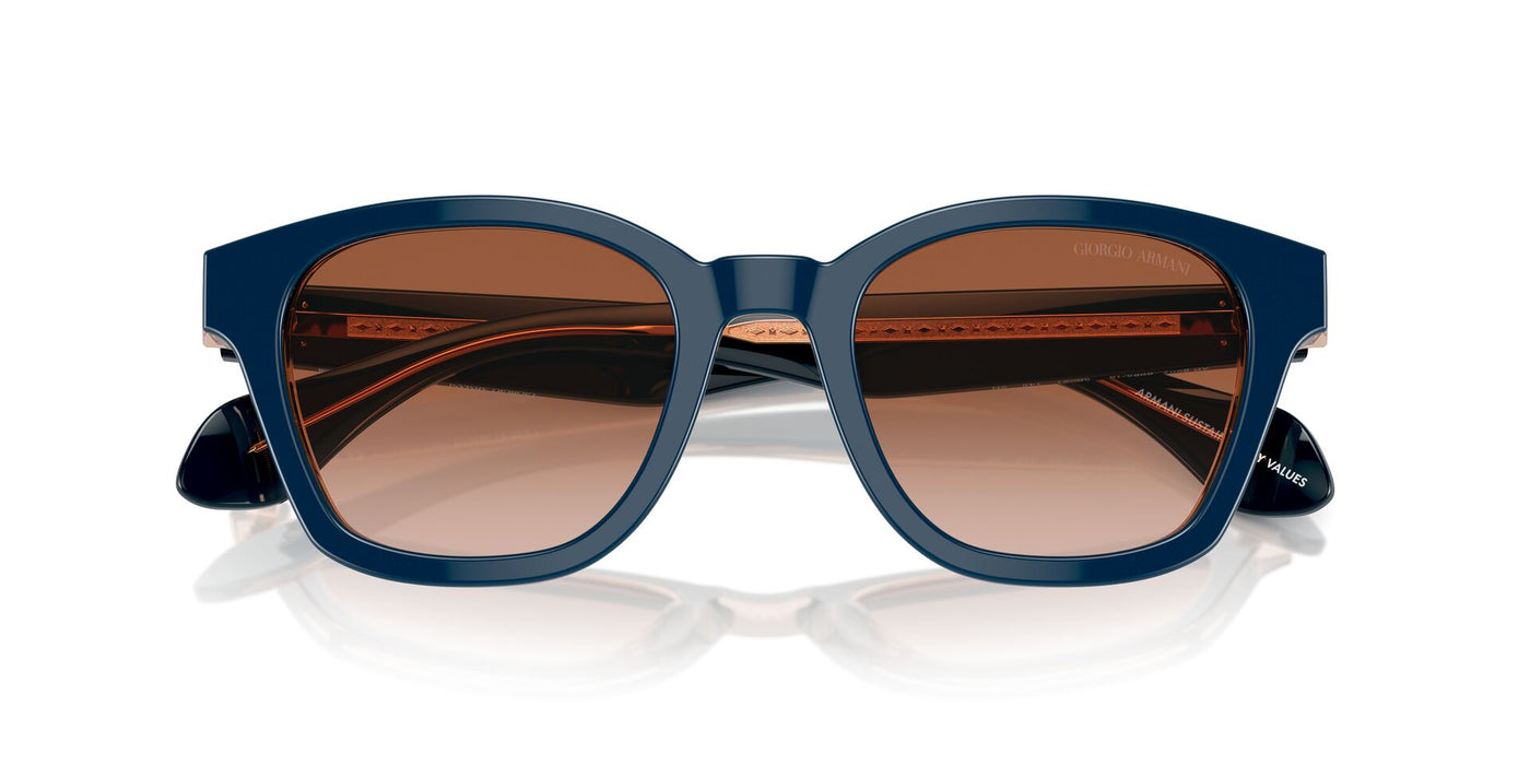 Giorgio Armani AR8207 Top Blue/Transparent Brown/Brown Gradient #colour_top-blue-transparent-brown-brown-gradient