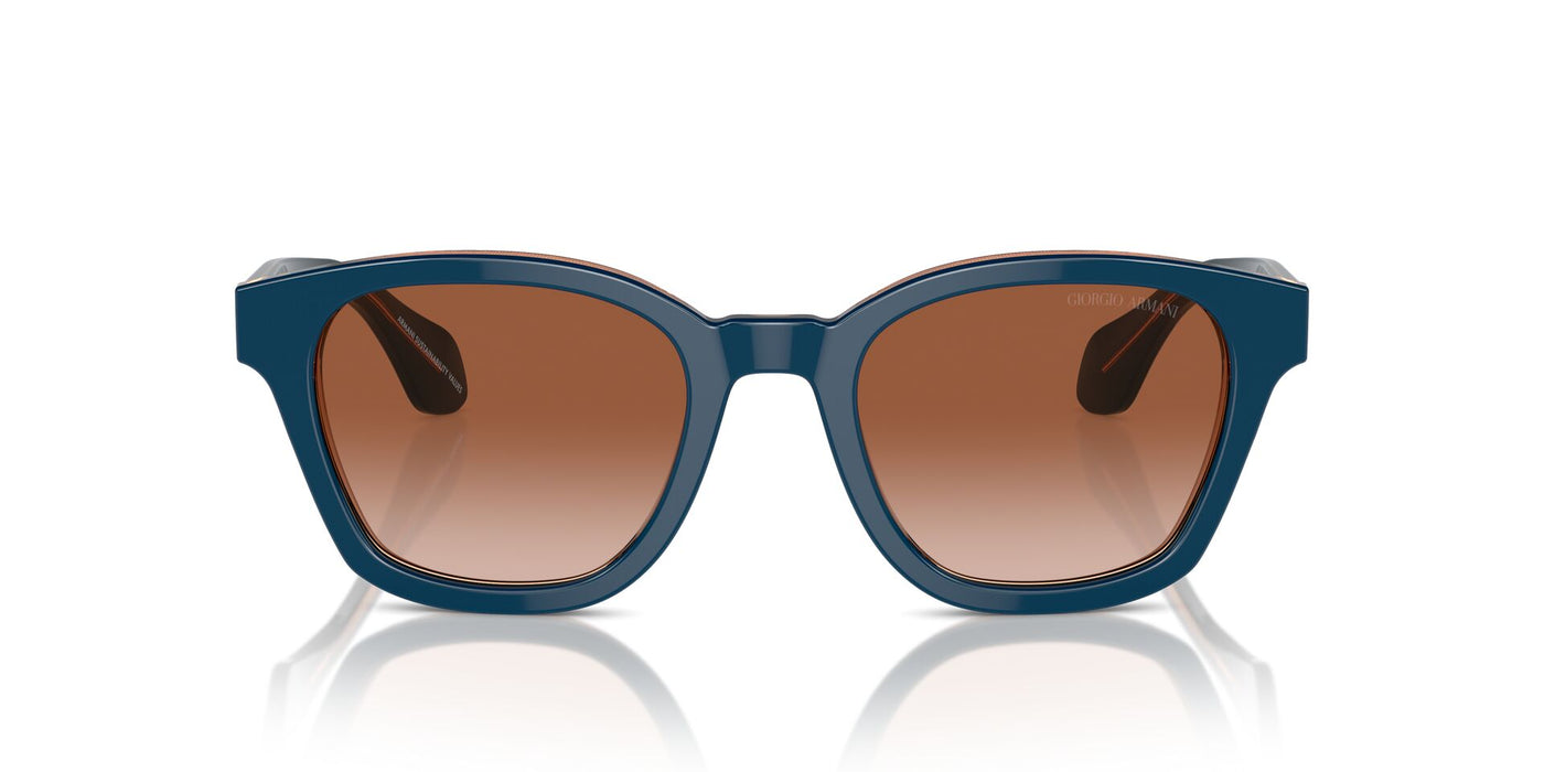 Giorgio Armani AR8207 Top Blue/Transparent Brown/Brown Gradient #colour_top-blue-transparent-brown-brown-gradient