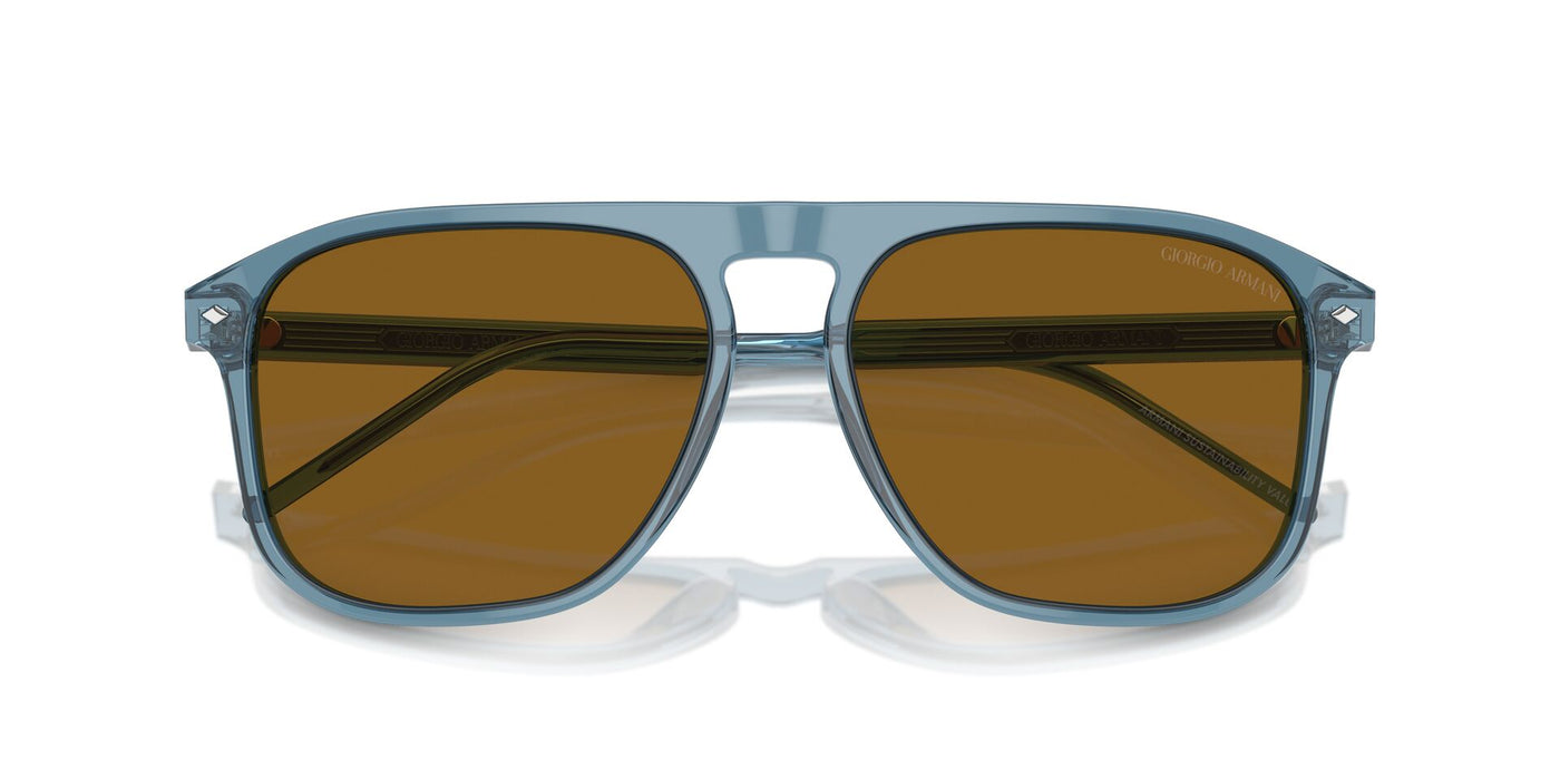 Giorgio Armani AR8212 Transparent Blue/Brown #colour_transparent-blue-brown