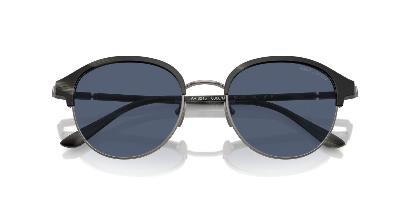 Giorgio Armani AR8215 Matte Blue Horn/Grey Photochromic #colour_matte-blue-horn-grey-photochromic