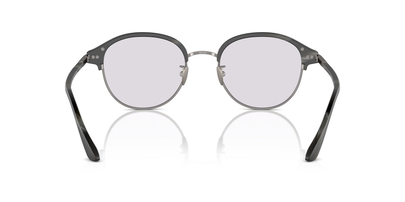 Giorgio Armani AR8215 Matte Blue Horn/Grey Photochromic #colour_matte-blue-horn-grey-photochromic