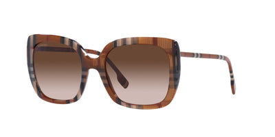 Burberry Caroll BE4323 Brown Check/Brown Gradient #colour_brown-check-brown-gradient