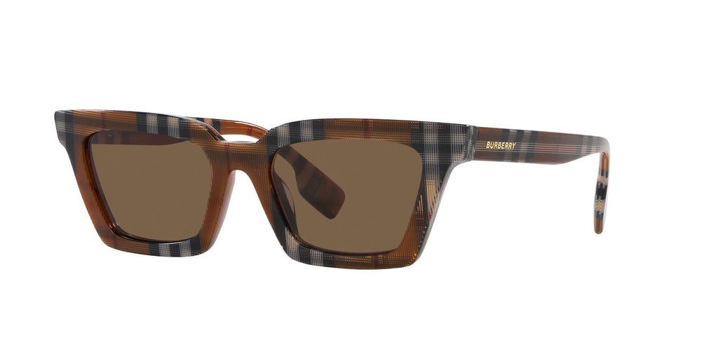Burberry Briar BE4392U Check Brown/Dark Brown #colour_check-brown-dark-brown