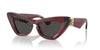 Burberry BE4421U Bordeaux/Dark Grey #colour_bordeaux-dark-grey