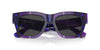 Burberry BE4424 Check Violet/Dark Grey #colour_check-violet-dark-grey