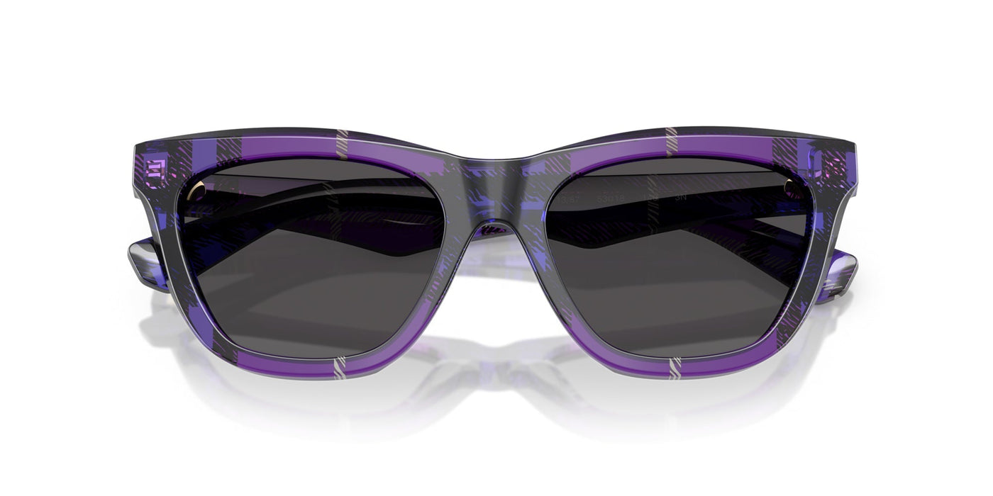 Burberry BE4435 Check Violet/Dark Grey #colour_check-violet-dark-grey