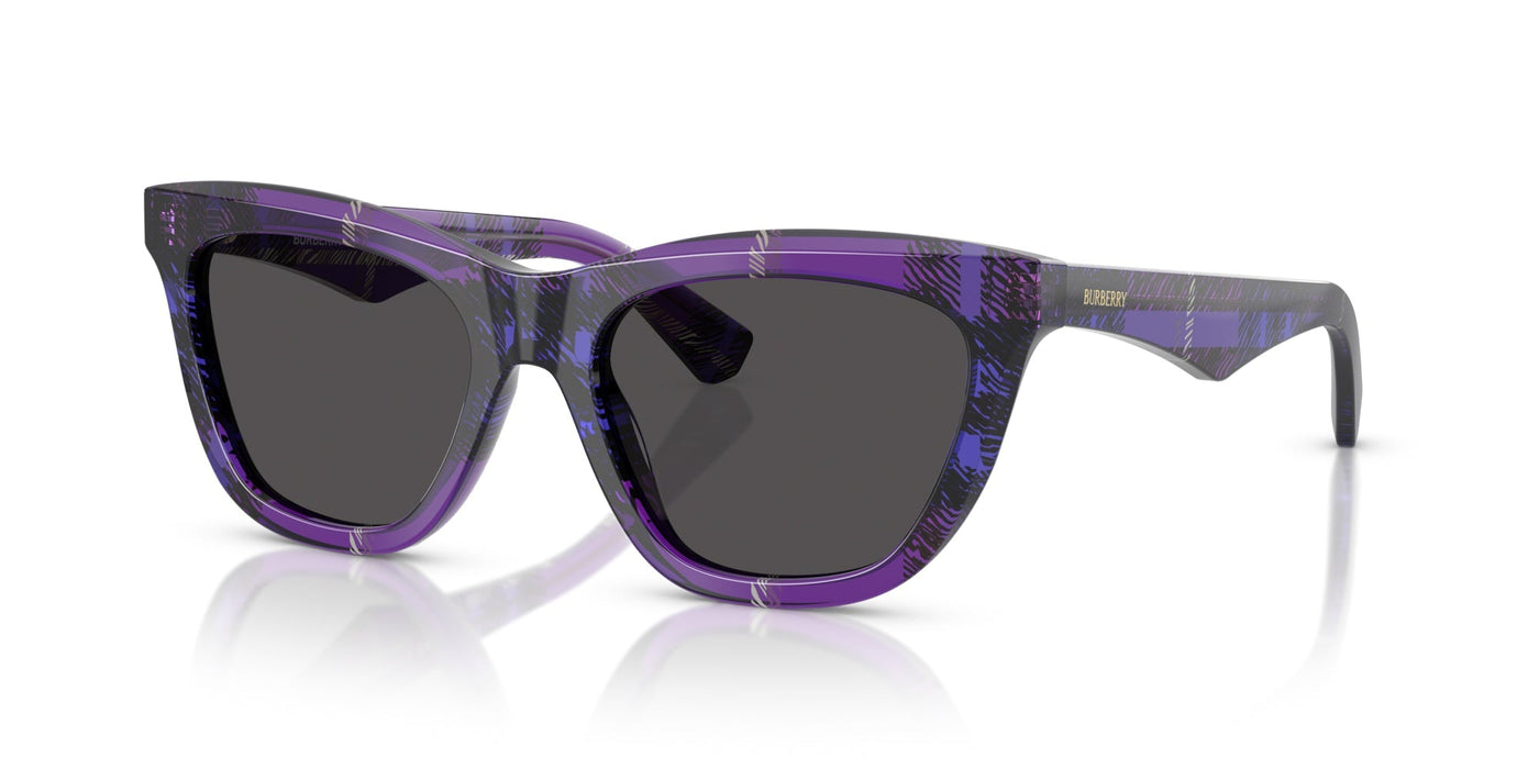 Burberry BE4435 Check Violet/Dark Grey #colour_check-violet-dark-grey