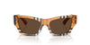 Burberry BE4441U Check Sand/Dark Brown #colour_check-sand-dark-brown