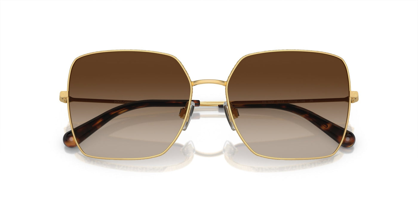 Dolce&Gabbana DG2242 Gold/Brown Gradient #colour_gold-brown-gradient