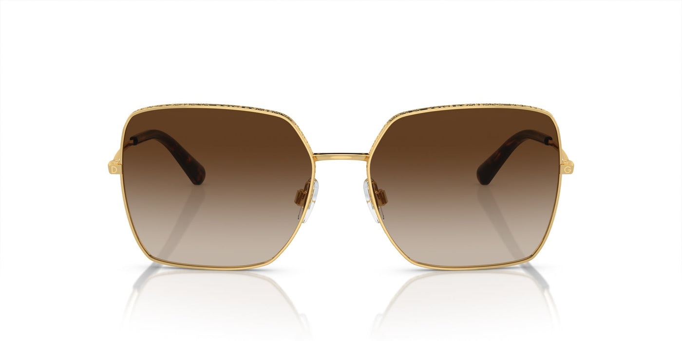 Dolce&Gabbana DG2242 Gold/Brown Gradient #colour_gold-brown-gradient