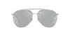 Dolce&Gabbana DG2296 Silver/Light Grey Tampo Dg Cross Mirror #colour_silver-light-grey-tampo-dg-cross-mirror