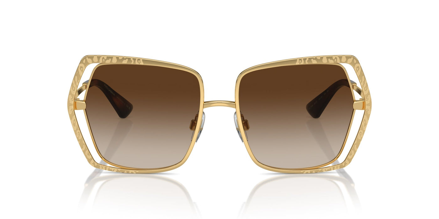 Dolce&Gabbana DG2306 Gold/Brown Gradient #colour_gold-brown-gradient