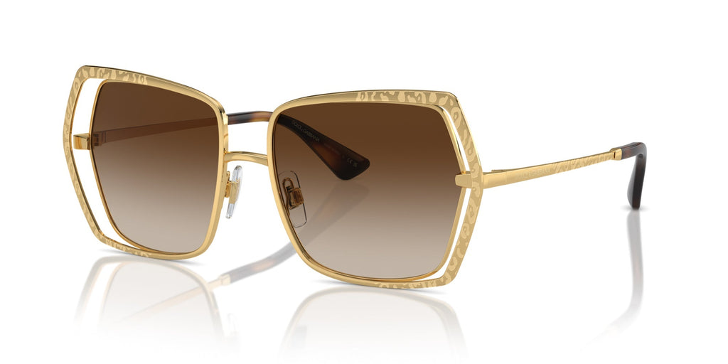 Dolce&Gabbana DG2306 Gold/Brown Gradient #colour_gold-brown-gradient