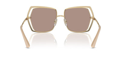 Dolce&Gabbana DG2306 Pale Gold/Light Brown Flash Gold Mirror #colour_pale-gold-light-brown-flash-gold-mirror