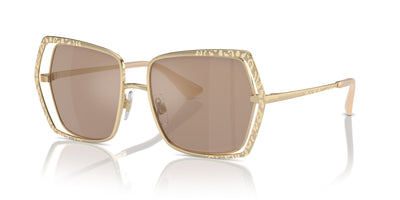 Dolce&Gabbana DG2306 Pale Gold/Light Brown Flash Gold Mirror #colour_pale-gold-light-brown-flash-gold-mirror