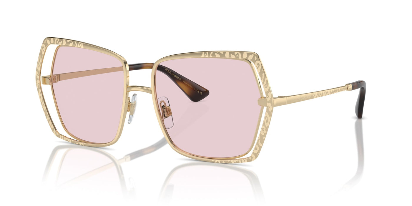 Dolce&Gabbana DG2306 Pale Gold/Photochromic Pink To Purple #colour_pale-gold-photochromic-pink-to-purple