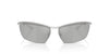 Dolce&Gabbana DG2307 Matte Silver/Clear Silver Mirror #colour_matte-silver-clear-silver-mirror