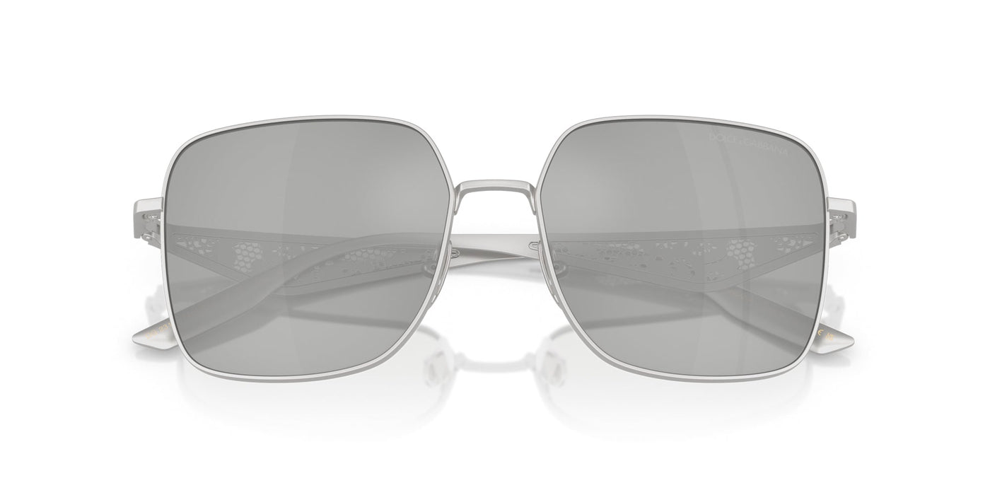 Dolce&Gabbana DG2310 Matte Silver/Clear Silver Mirror #colour_matte-silver-clear-silver-mirror