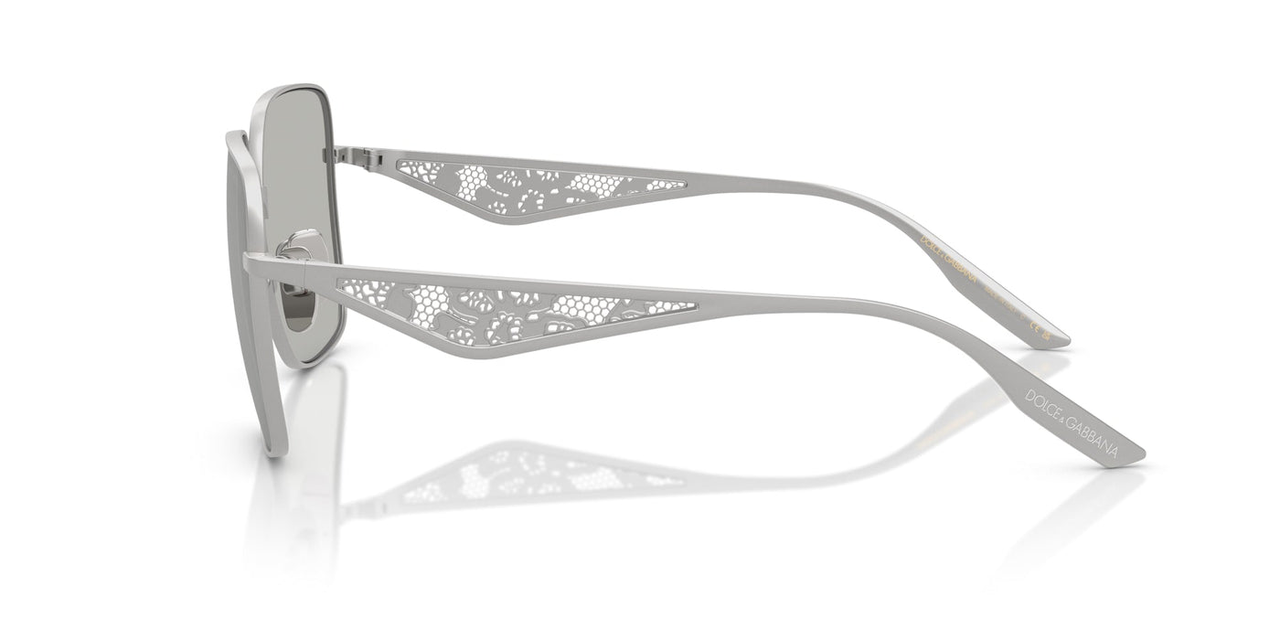 Dolce&Gabbana DG2310 Matte Silver/Clear Silver Mirror #colour_matte-silver-clear-silver-mirror